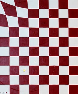 STOCKING 14    380mm×455mm   F8  Acrylic, wood   2016