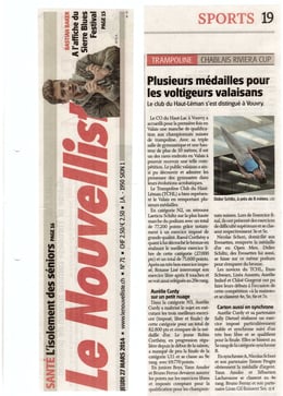 Le Nouvelliste, 27.03.14: Vouvry