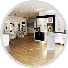 Innenaufnahme Optik Filbert Elsenfeld