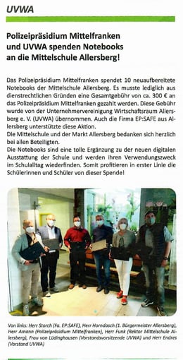 Quelle: Allerberger Mitteilungsblatt / August 2021