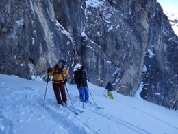 In der S-Rampe der Wirihore-Nordseite