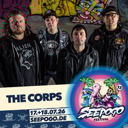 Die Band The Corps tritt beim SEEPOGO 2026 auf