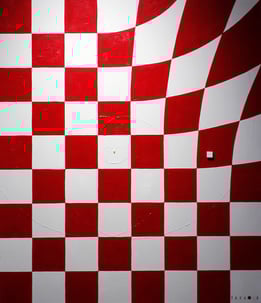 STOCKING 12    455mm×530mm   F10  Acrylic, wood   2016