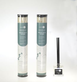 センティッドスティック(オイルを使用しないスティック)とリードディフューザー(オイル)