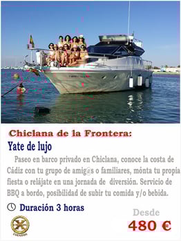 Alquiler de barco Chiclana de la Frontera