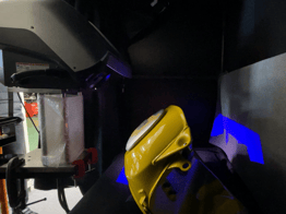 ３Dスキャン中の様子