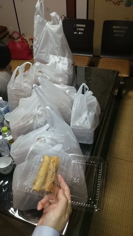 ベトナムの方が作られた揚げ春巻！