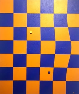 STOCKING 8    455mm×530mm  F10   Acrylic, wood   2015