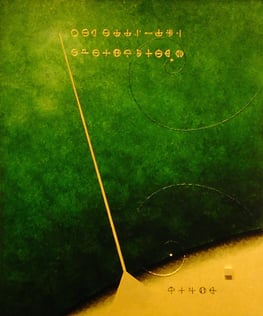 GrEEn LAND 1    380mm×455mm   F8   Acrylic, wood   2015