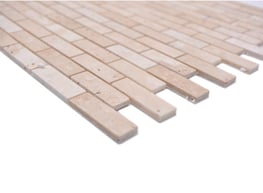 Mosaico Adesivo in marmo Travertin
