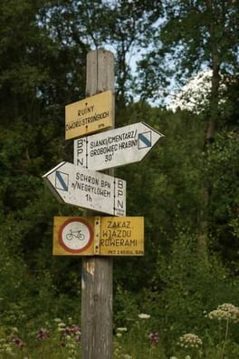 Drogowskaz na szlaku
