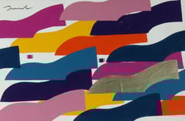 Happy revolving lantern  8    410mm×273mm　 P6   Acrylic, wood   2019