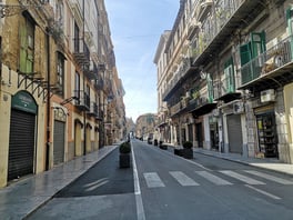 Il deserto in Via Vittorio Emanuele, Palermo