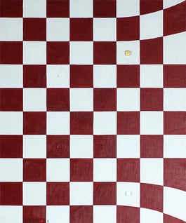 STOCKING 3    380mm×455mm  F8   Acrylic, wood   2015