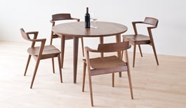 食卓テーブル　飛騨産業　侭　オーダーテーブル　ダイニングチェア　椅子　無垢材　インテリア　栃木県家具　東京デザインセンター