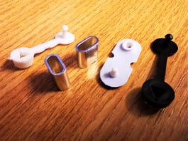 clip closures for fabric wristbands