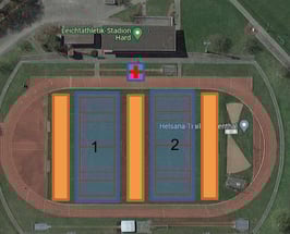Spielfelder Stadion Hard