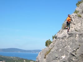 climbing at Brac