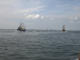 Schiffe auf der Nordsee