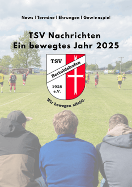 Titelseite der TSV Nachrichten Ein bewegtes Jahr 2025
