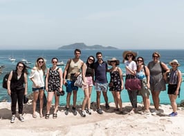 Gruppo expats in giro in Sicilia