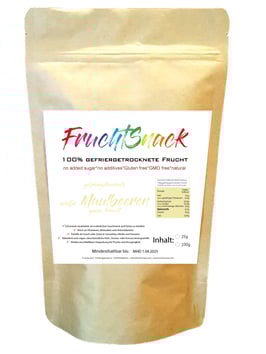 gefriergetrocknete weiße Maulbeeren ganz