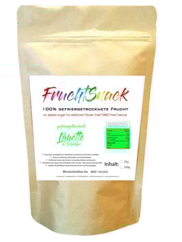 gefriergetrocknete Limette in Scheiben