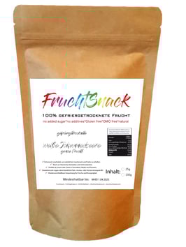 gefriergetrocknete weiße Johannesbeere ganze Frucht