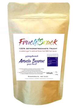 gefriergetrocknete Aronia Beeren BIO ganz