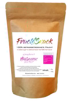 gefriergetrocknete Himbeeren ganze Frucht