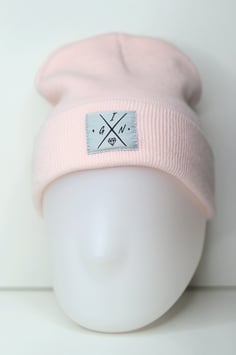 Beanie hellrosa beige new