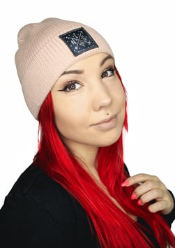 Little Beanie hellrosa Point