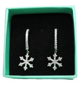 Schneeflocke Hängerchen Edelstahl