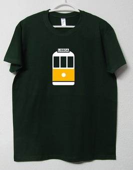 T-shirt Eléctrico 28 | Cor Verde Garrafa