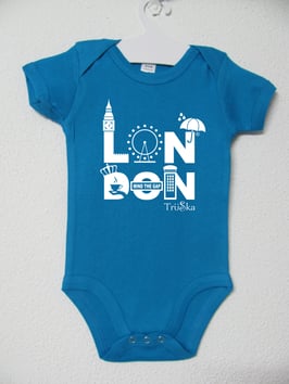 London Onesie | Aqua Colour