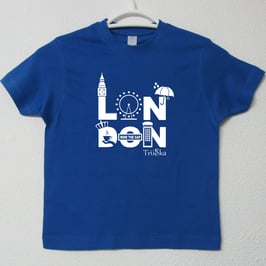 T-shirt London | Cor Azul Royal