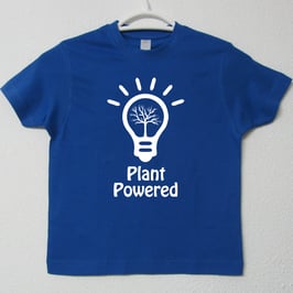 Plant Powered T-shirt | Royal Blue Colour