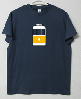 28 Tram T-shirt | Blue Denim Colour