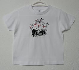 Portuguese Nau T-shirt | White Colour