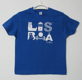 T-shirt Lisboa | Cor Azul Royal