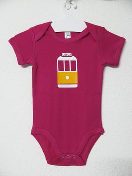 28 Tram Onesie | Fuschia Colour