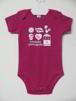Portuguese Symbols Onesie | Fucshia Colour