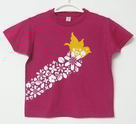 Bird T-shirt | Fucsia Colour