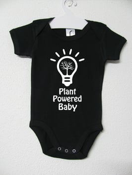 Plant Powered Onesie | Black Colour