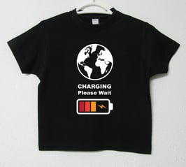 T-shirt Charging | Cor Preto