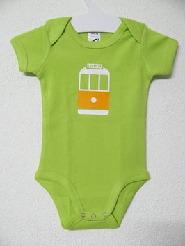 28 Tram Onesie | Lime Colour