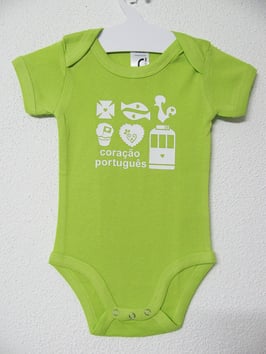 Portuguese Symbols Onesie | Lime Colour