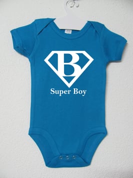 Babygrow Super Boy | Cor Aqua