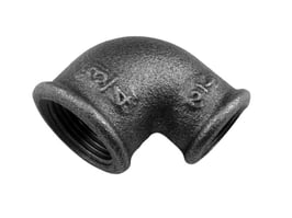 Winkel Nr. 90r, reduziert, 90°, I/I, schwarzer TG