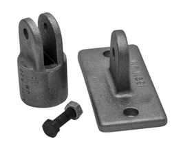 Flanschgelenk (Set) 3/4" aus Temperguss schwarz